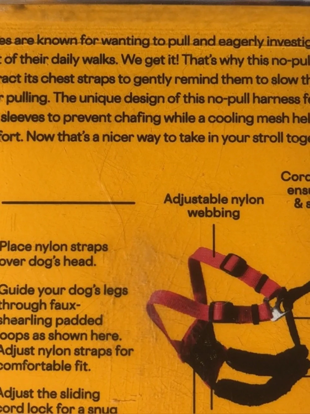 NWT Embrace the pace no pull dog harness M